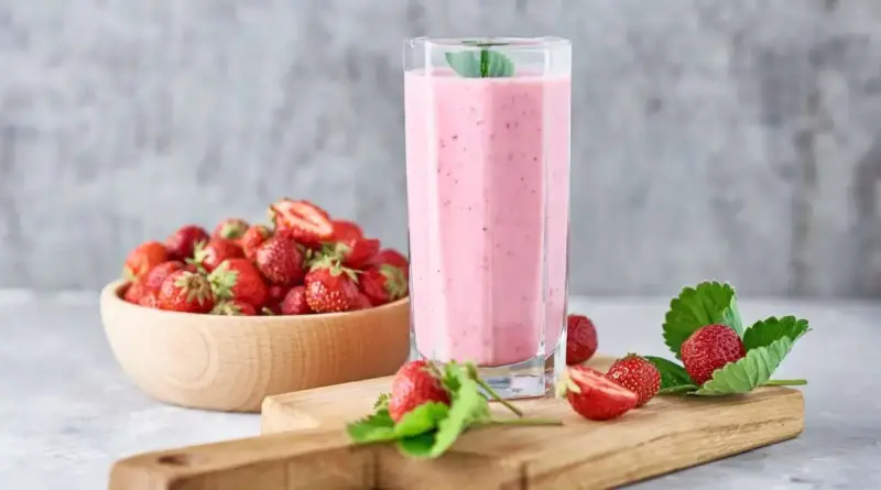 vitamina de morango